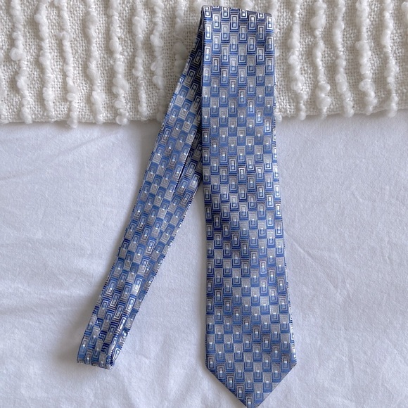 ✨ BUY 1 GET 1 FREE ✨Joseph&Feiss 100% Silk Patterned Tie - Picture 1 of 4